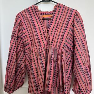 Anthropologie printed top